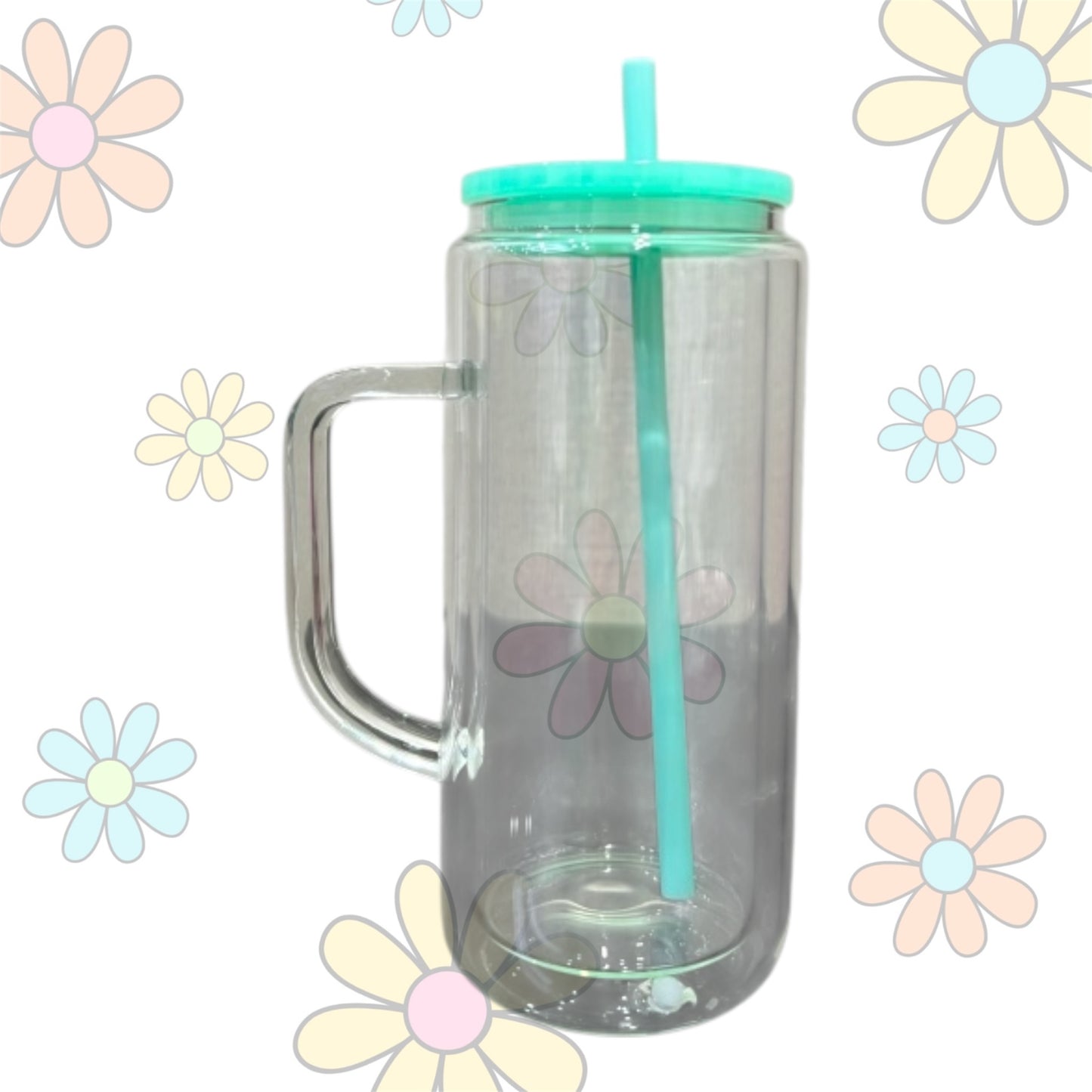 20oz Glass Mug Snowglobe