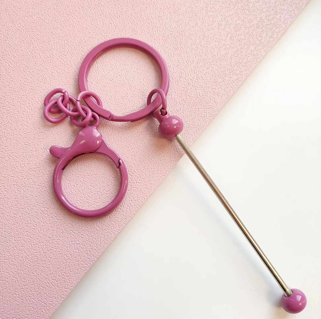 Beadable Keychain