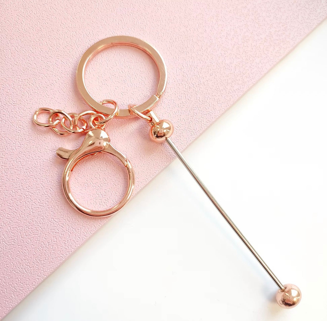 Beadable Keychain